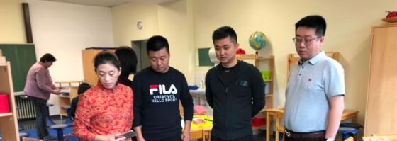 Besuch aus China in der Kinderpflege